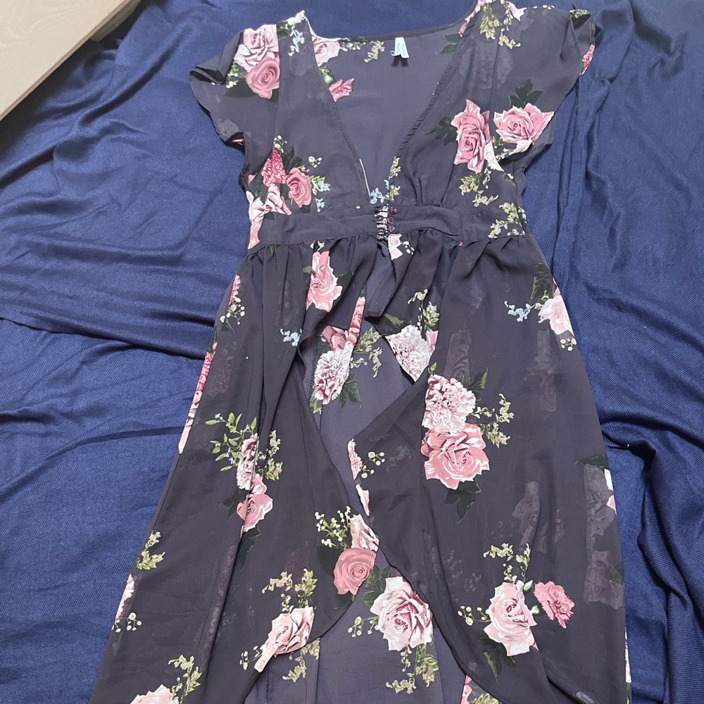 Sheer cover-up blouse